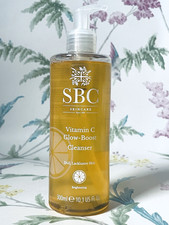 SBC Vitamin C Glow Boost Facial Wash Cleanser Dull Lacklustre Skin Vegan 300ml
