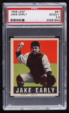 1948-49 Leaf Jake Early #61 PSA 2.5 Rookie RC