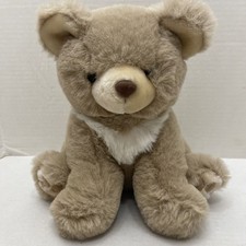 1988 America Wego 12" Brown Tan Teddy Bear Plush Vintage Fiesta 90145