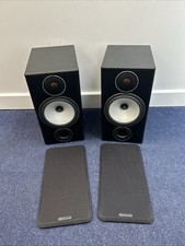 2x Monitor Audio BX2 Bronze Bookshelf Speakers Black Ash Stereo Hifi PAIR