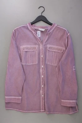 ✅ Mona Langarmbluse Classic Bluse für Damen Gr. 50, XXL lila aus Polyester ✅ - Bild 1 von 4