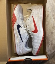Nike Zoom Shift FB Red Blue and White Track and Field Cleats  Spikes Size 10