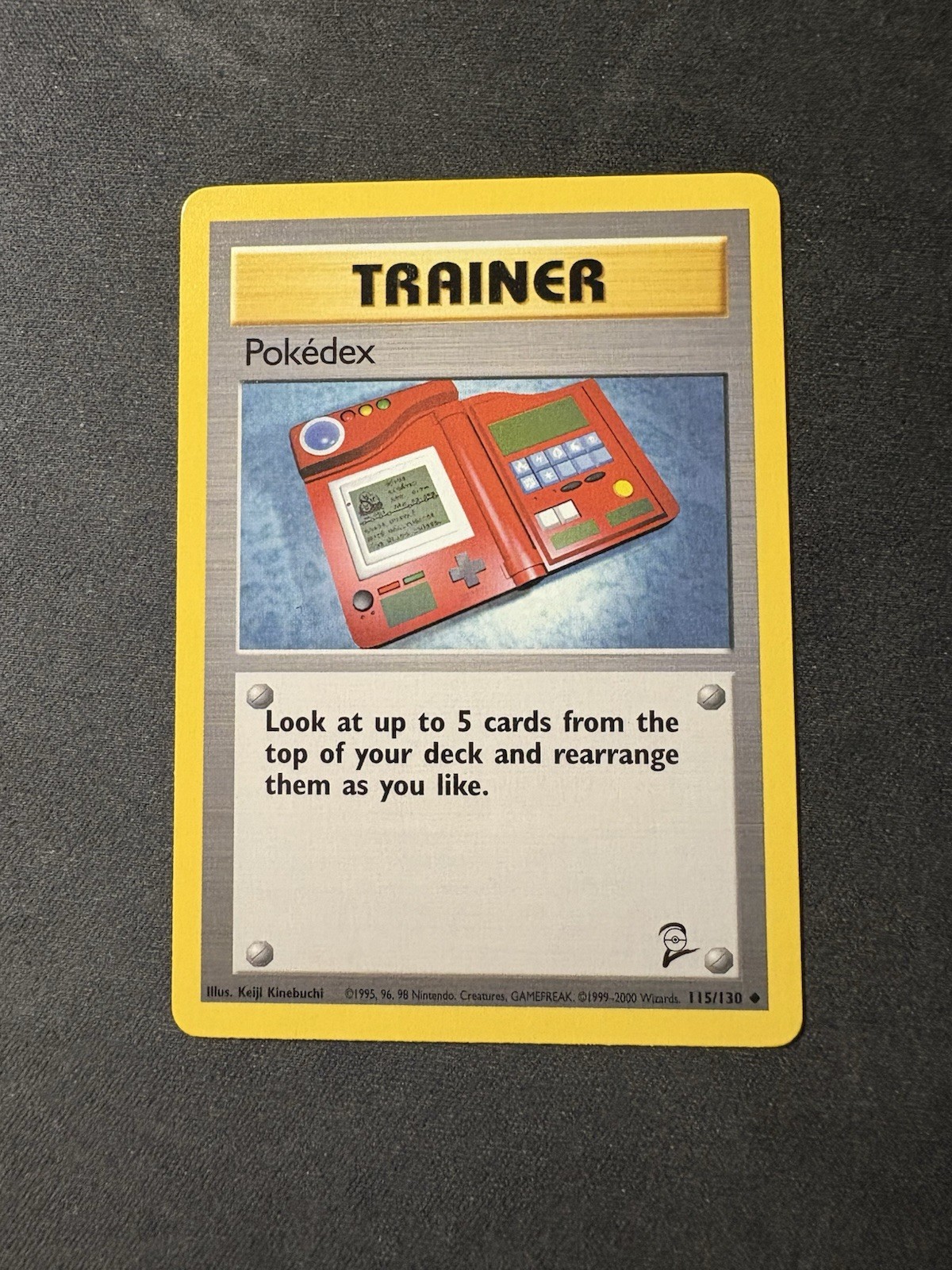Pokedex 115/130 Uncommon Base Set 2 Pokemon NM/M 515c-18