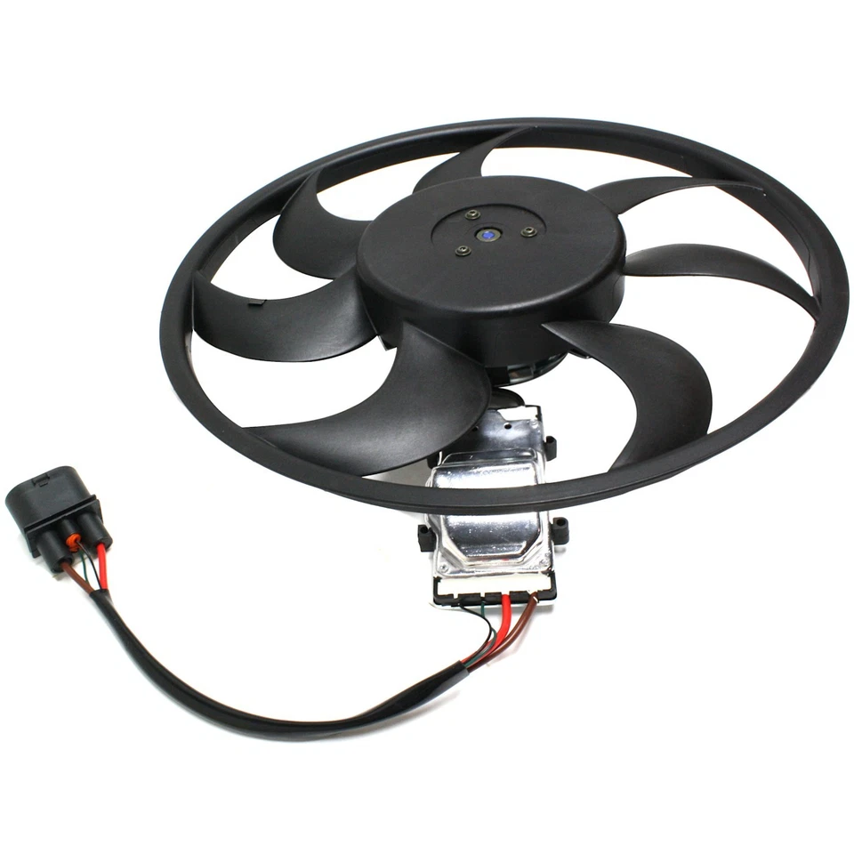 Вентилятор охлаждения радиатора для 2004-2010 Volkswagen Touareg 2007-2015 Audi Q7 правый - Изображение 3 из 4