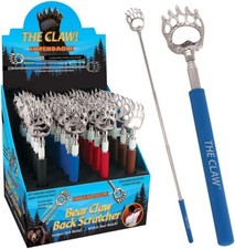 Bear Claw Back Scratcher w Cushion Grip Extendable Telescopic Multiple colors