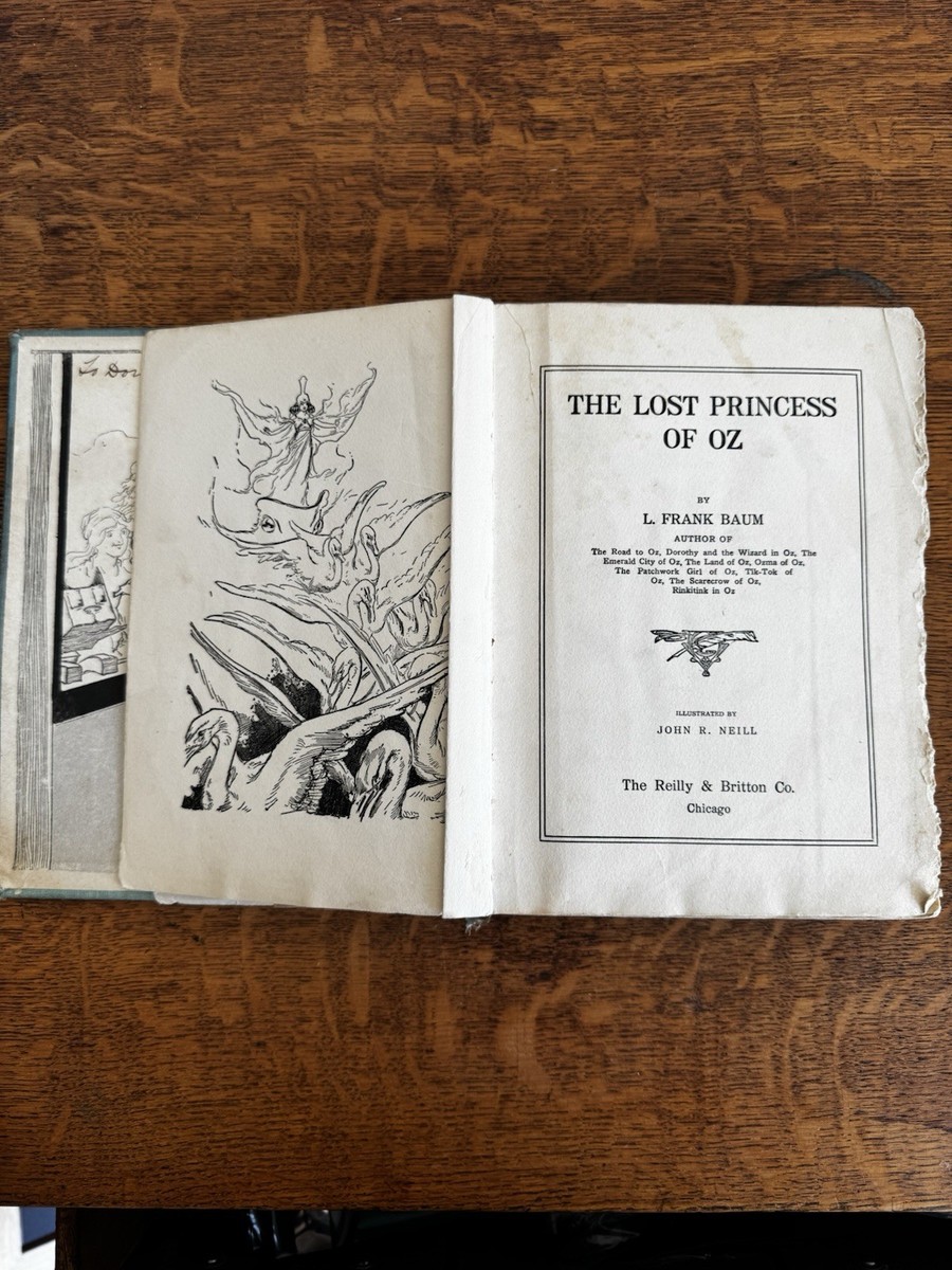 1917 The Lost Princess of Oz L. Frank Baum John R. Neill 1st