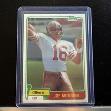 1981 Topps - Joe Montana #216 (RC)