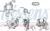 Nissens Agr-Ventil Elektrisch FüR Fiat Ducato Kasten 160 Multijet 3.0 D 180