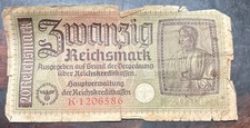 20 Reichsmark banknote Germany 1939