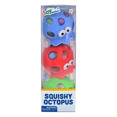 Squishy Octopus 3 Pack Stress Balls