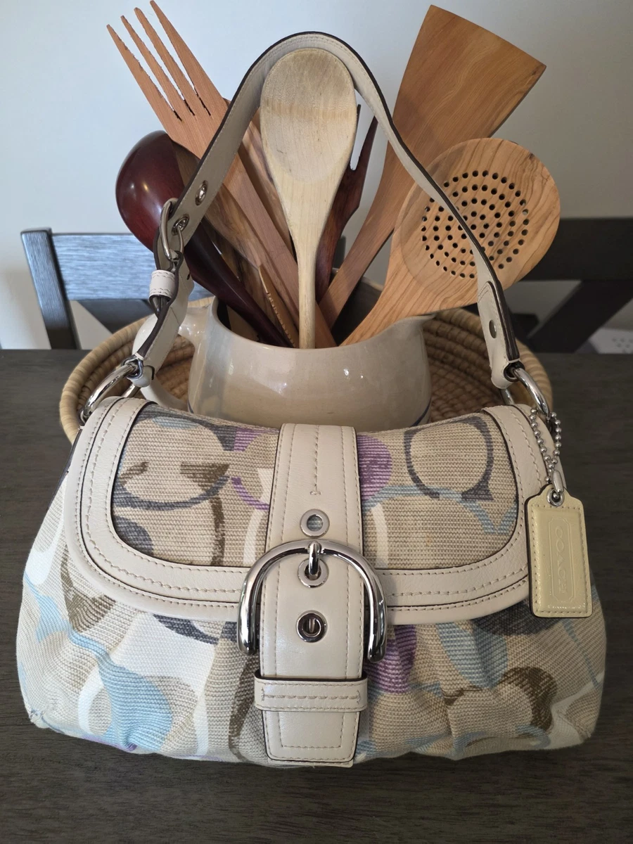 バッグ vintage coach SOHO signature shoulderbag Preços baixos em Coach Soho aba de assinatura | eBay