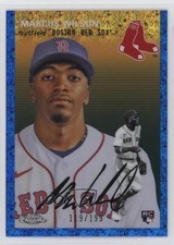 2023 Chrome Platinum Anniversary Blue Mini-Diamond Refractor Marcus Wilson 0z0v