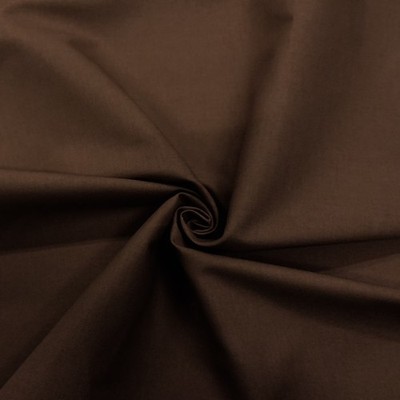 Dark Brown Poly Cotton Fabric 3 Yards Cut Quilting Precut for 44 Craft Projects