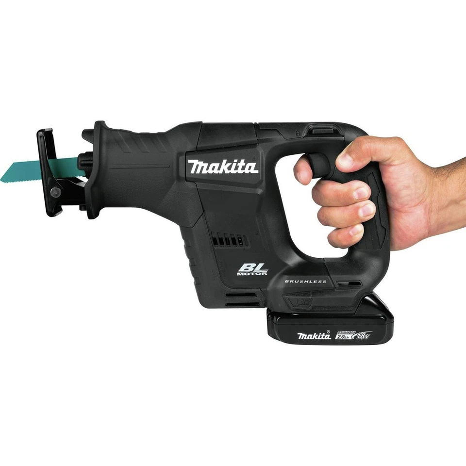 Makita XRJ07R1B 18V LXT BL Li‑Ion Cordless Reciprocating Saw Kit (2 Ah) New - Image 4 of 4