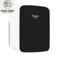 Infinity 0.53 Cu. Ft. Retro Mini Fridge in Black without Freezer