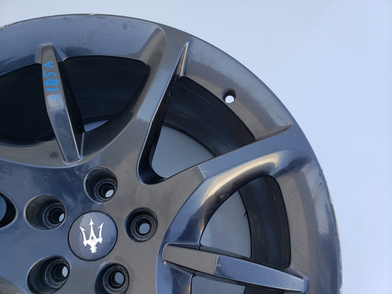✅ 13-19 OEM Maserati GranTurismo Rear Alloy Wheel Black Rim 10.5Jx20EH2 ET37.5