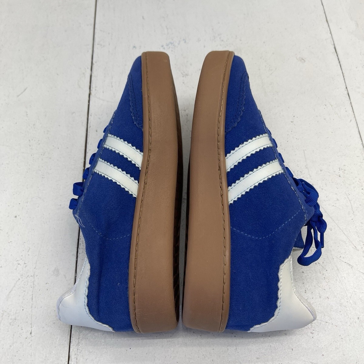 Mks Blue & White Lace Up Low Top Sneakers Women's Size 6 | eBay