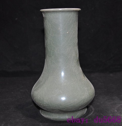 6.8"old China Ancient Longquan Kiln porcelain Zun Cup Bottle Pot Vase Jar Statue - Imagen 2 de 8