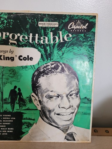 Nat King Cole-Unforgettable-Capitol Records-T 002- Vinyl - Picture 3 of 7