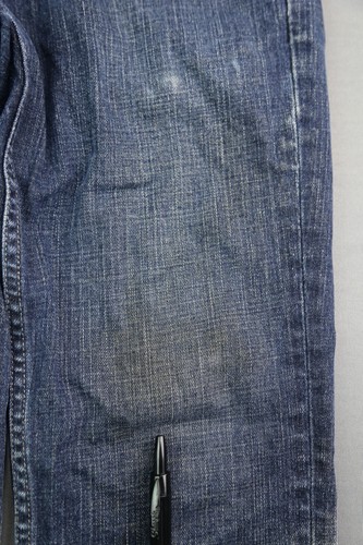 Pantalones de mezclilla para hombre Levi's 511 2014 ajuste ajustados en dificultades talla 30x32 (medida 30x30) - Imagen 6 de 11