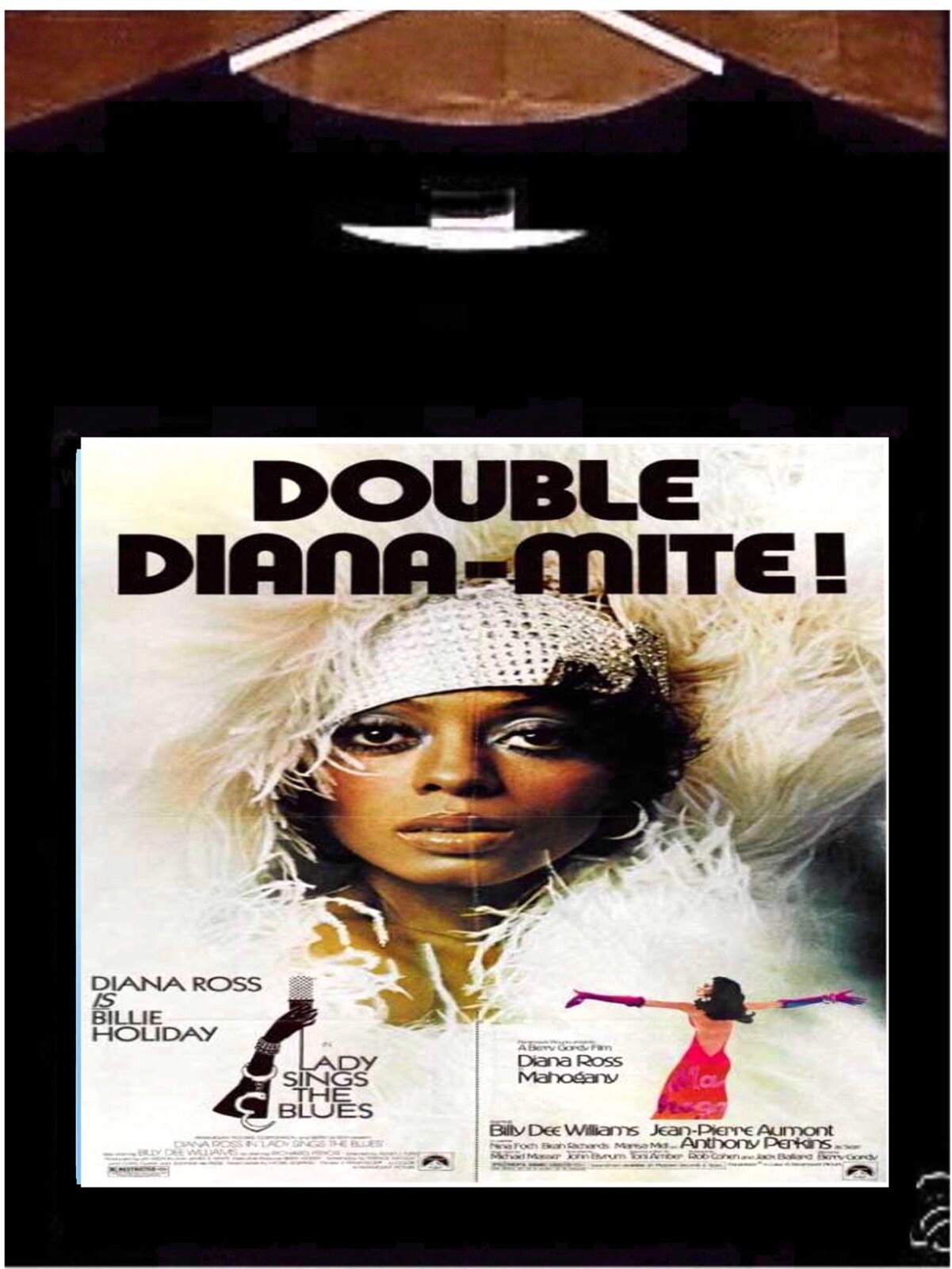 ALTRA Diana Ross T shirt doppia poster film Diana Mite