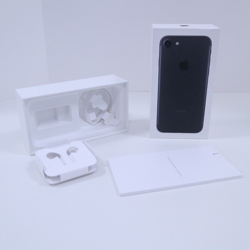 Apple iPhone 7 **EMPTY BOX ONLY** Black 128GB with Inserts