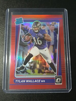 Tylan Wallace - Donruss Football 2021 - Ravens - Optic Rated Rookie - Red - /99