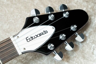 EDWARDS E-FV-LTD CH Flying V-type Cherry Red Electric Guitar From