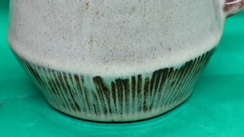 Vintage Welsh CREIGIAU STUDIO Cardiff Hand Made Stoneware Pottery Coffee Pot - Picture 8 of 11