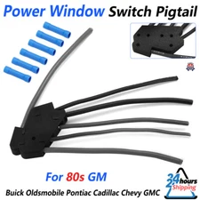 For 80s GM Power Window Switch Pigtail Connector Plug Chevy C10 Monte Carlo 1980