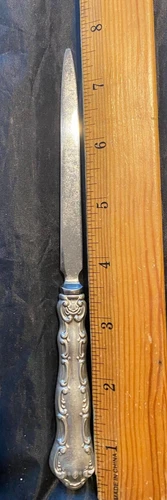GORHAM STRASBOURG  STERLING FLATWARE LETTER OPENER  REAL NOT MADE UP