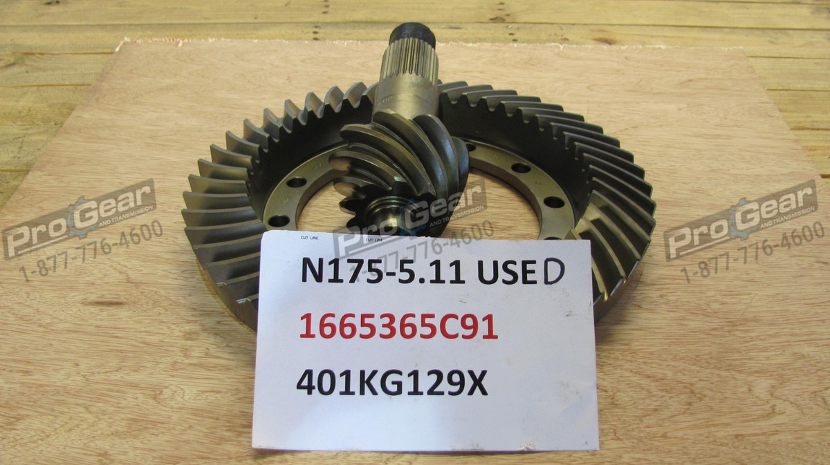DANA SPICER INTERNATIONAL 5.11 RATIO GEAR SET 1665365C91 401KG129X