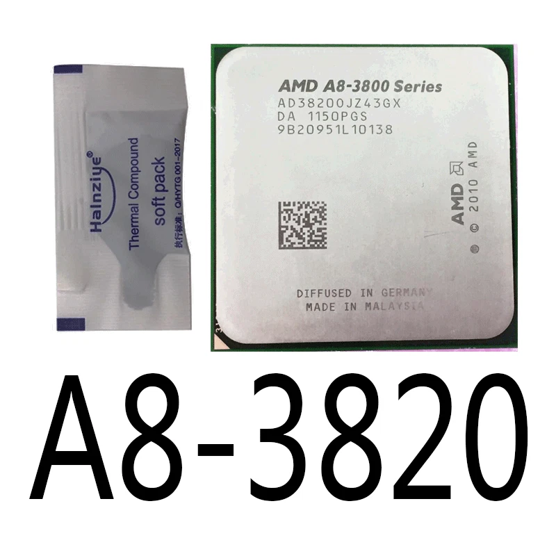 AMD Phenom A8-3800 A8-3820 A8-3850 A8-3870 A8-3870K A8-5500 CPU Processor - Image 4 of 4