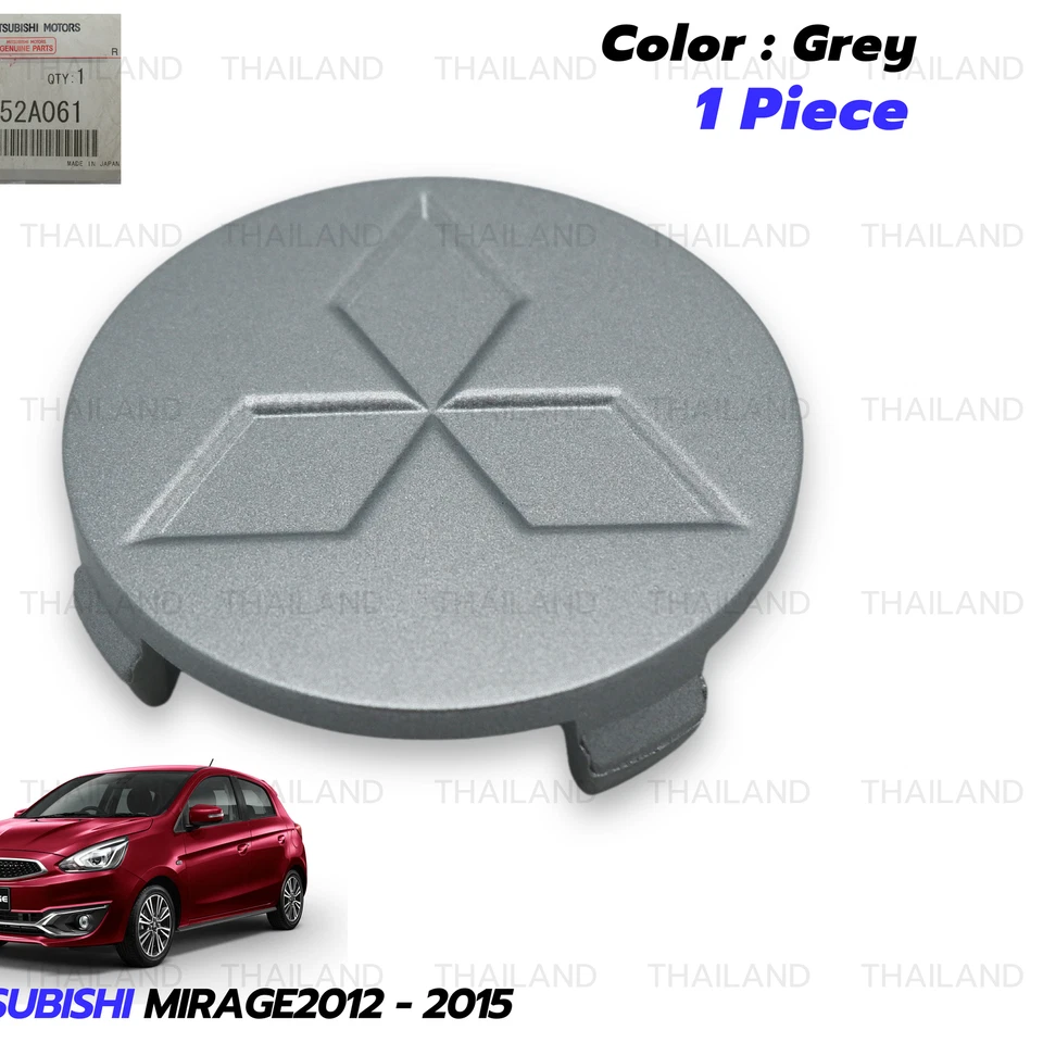 Tapa central de 15 ruedas para Mitsubishi Mirage Attrage Space Star 2012 4252A061 Foto 3 de 4