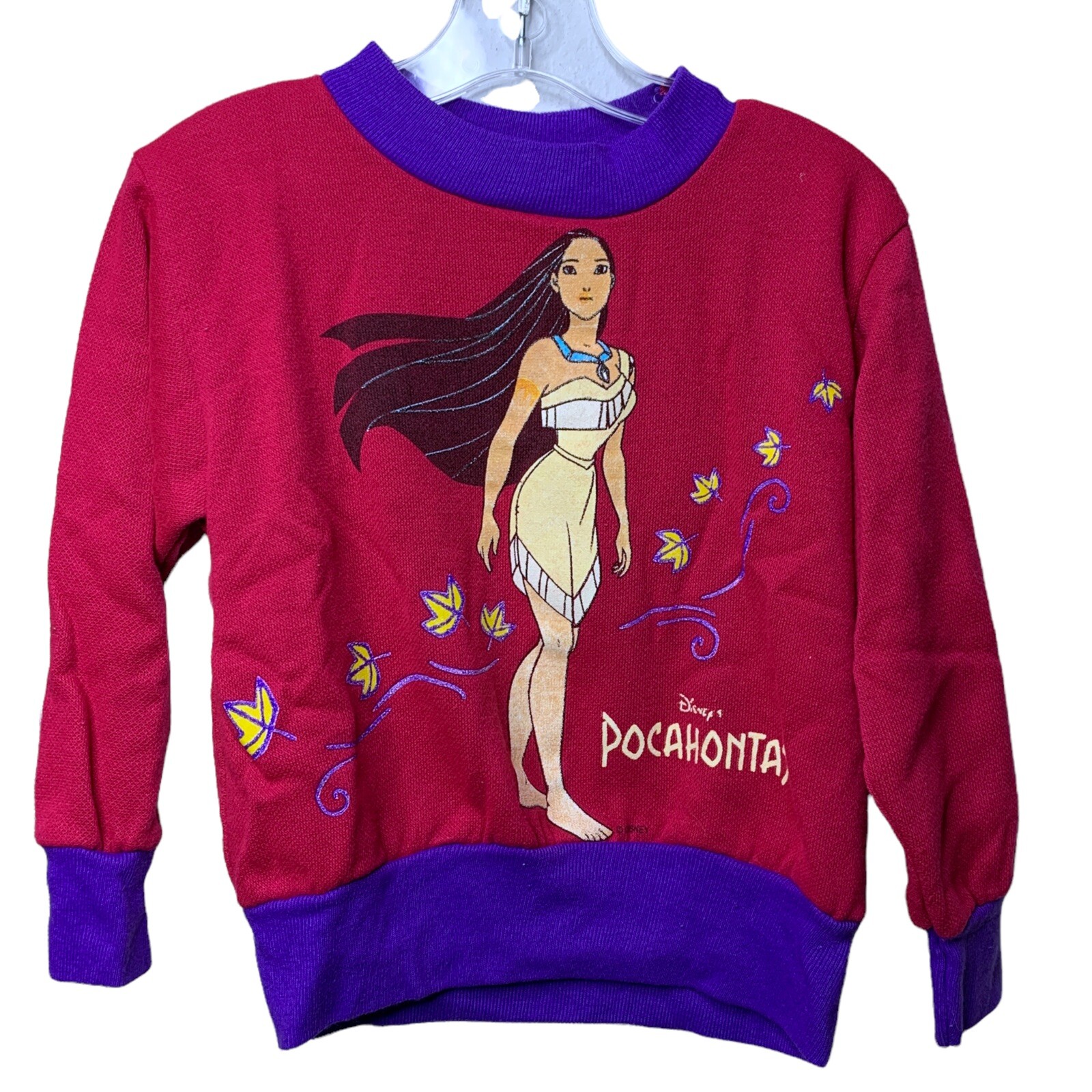 Vintage 90's Disney Pocahontas pink 