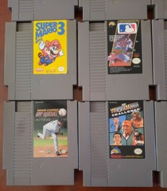 Lotto 12 cartucce Nintendo NES TESTATE Super Mario 3 basi Dr. Mario caricate