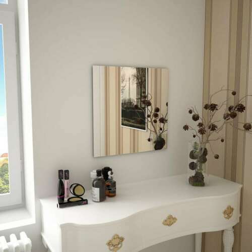 Cadre Miroir Mural FRAMO Sur Mesure - Largeur Fixe 40cm, Longueur De 30 à 150cm, Finition Argenté Mat