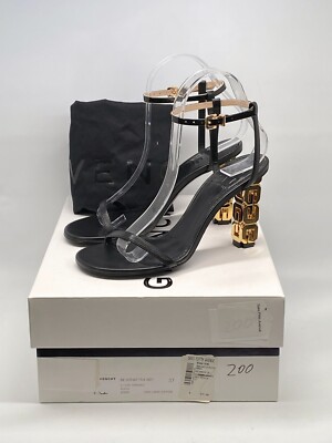 【関税込み】GIVENCHY スムースレザー Gキューブ サンダル Givenchy G Cube Sculptural Heel Leather Sandals size 37 | eBay