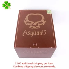 Asylum 13 Medulla 70 x 7 Empty Wood Cigar Box 7.5" x 6" x 4.75"