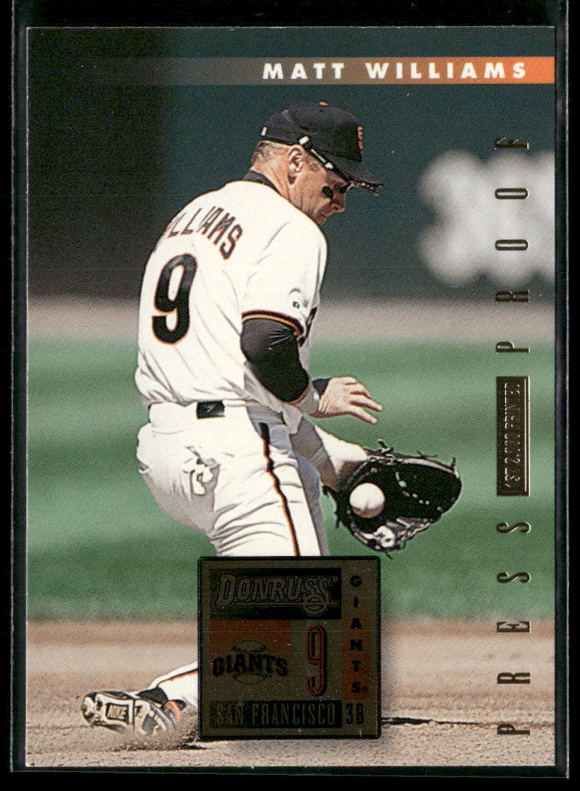 1996 Donruss #365 Matt Williams Press Proofs