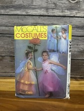 McCall's 3365 Costumes Children  Girls Flower Fairy Dresses Sewing Pattern 3-8