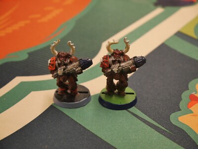 Warhammer 40k Chaos Space Marine Plasma Havocs (2) Metal C71