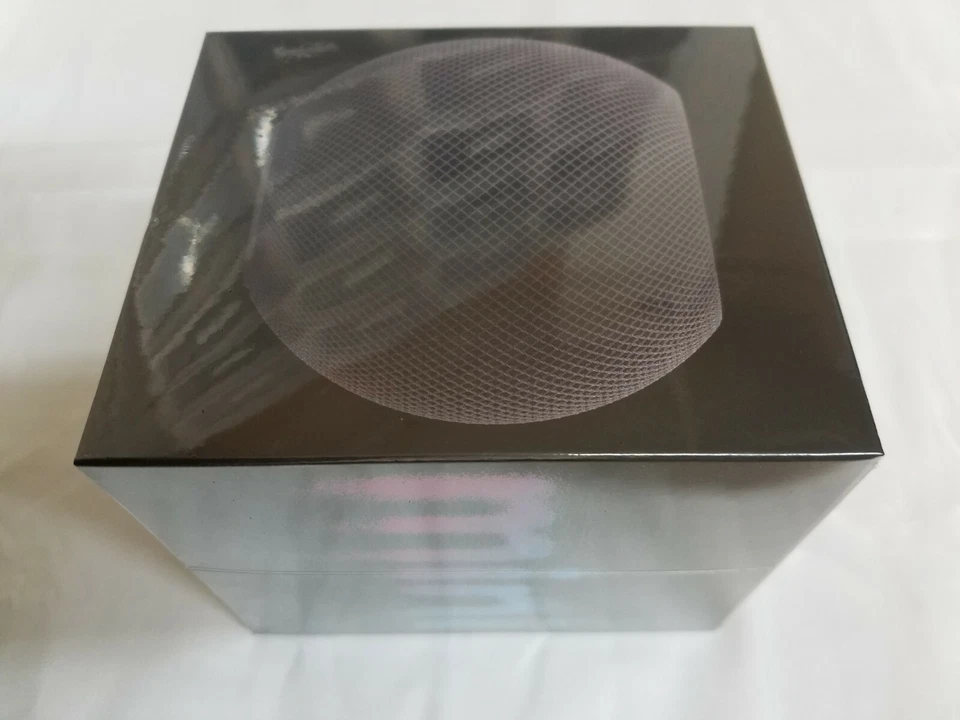 New Sealed Apple iPhone HomePod Mini Music Bluetooth Smart Speaker A2374 Gray - Image 4 of 4