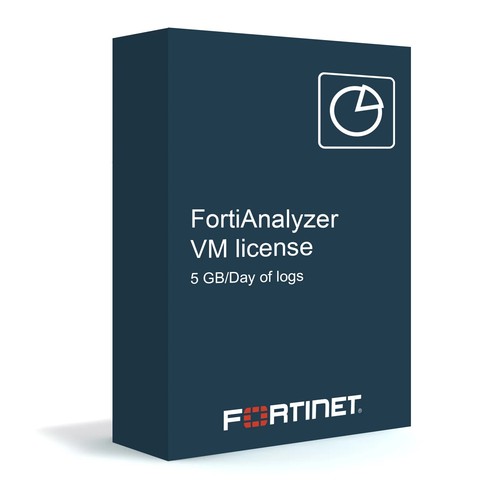 Fortinet FortiAnalyzer-VM Upgrade licencja na dodanie 5 GB / dzień dzien dzien dzien dzien dzienników FAZ-VM-GB5 - Zdjęcie 1 z 1