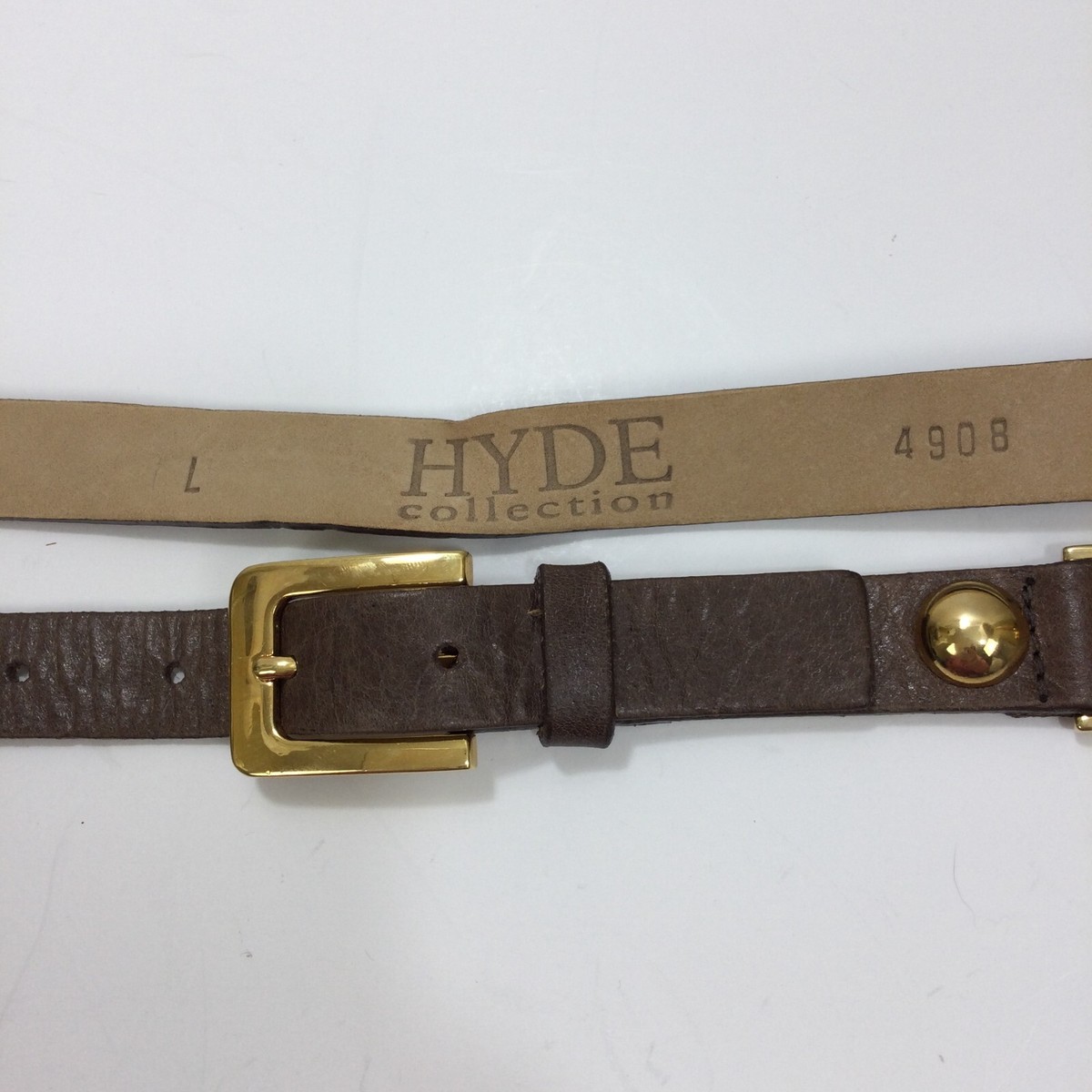 LARGE HYDE COLLECTION LEATHER BELT Navigator - Leather Dress Belt – Hyde Belt Company main image 4