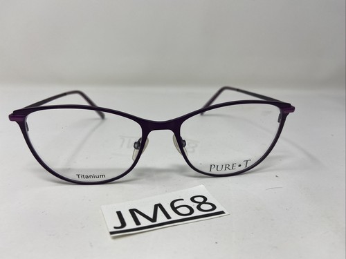 PURE T EYEGLASSES FRAME219 PR 51-16-135 PURPLE FULL RIM JM68 - Picture 8 of 8