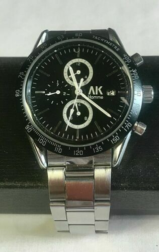 Montre Victorinox Montre Homme Bracelet Tissu Noir GIORGIO Montres Armée Suisse - Foto 9