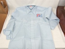 Vtg Pepsi WORK SHIRT Soda Pop Bottling Plant Delivery Guy W/ Patch Uniform LARGE