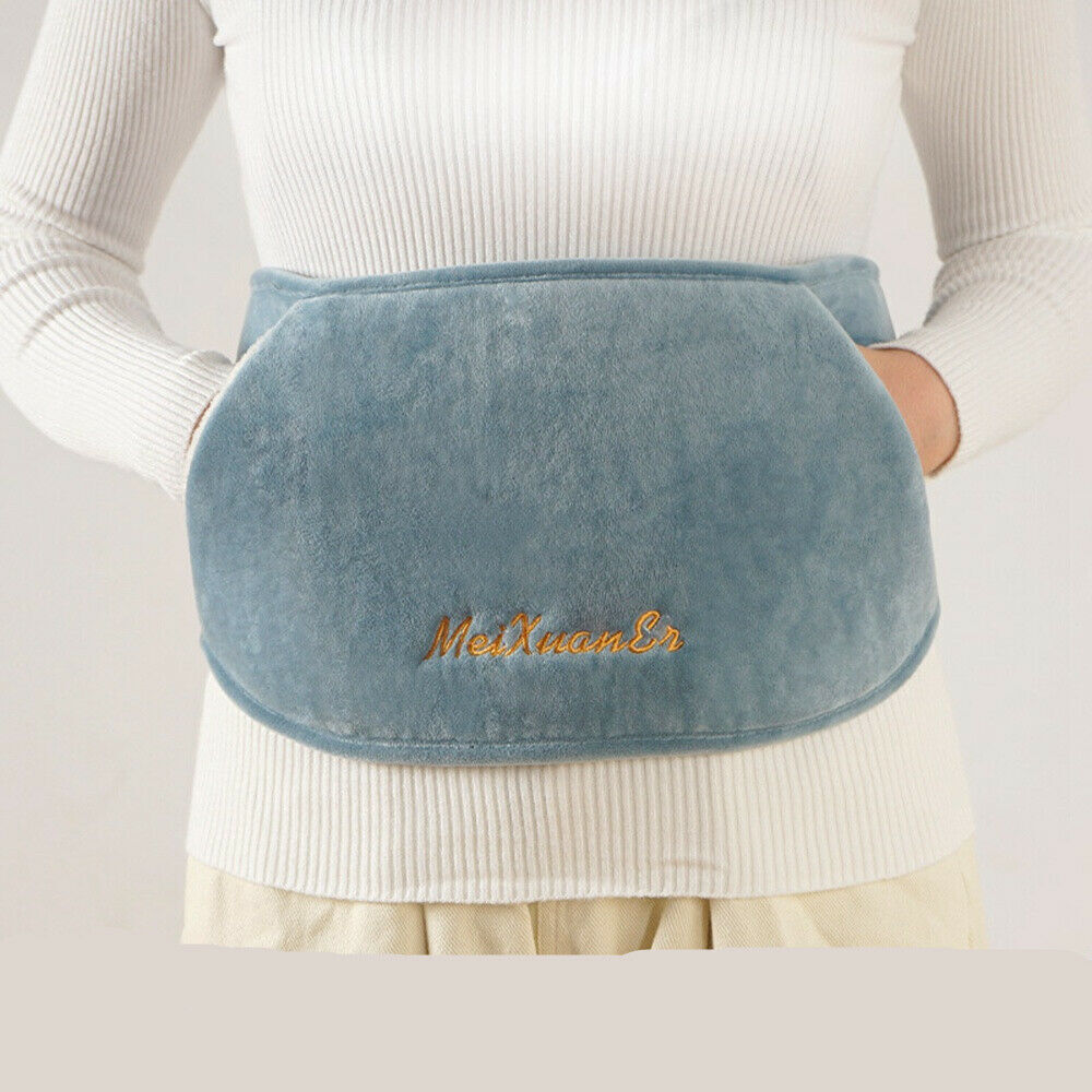 1000Ml Hot Water Bottle Bag + Belts Rubber or Warm Plush Pouch Waist