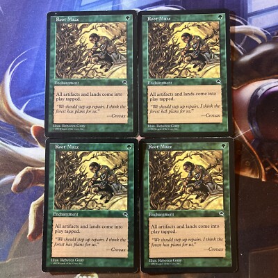 MTG / Root Maze X 4  - Tempest / Lp
